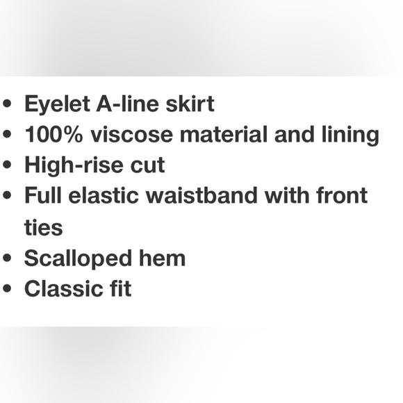 Eyelet Skirt - Picture 4 of 4